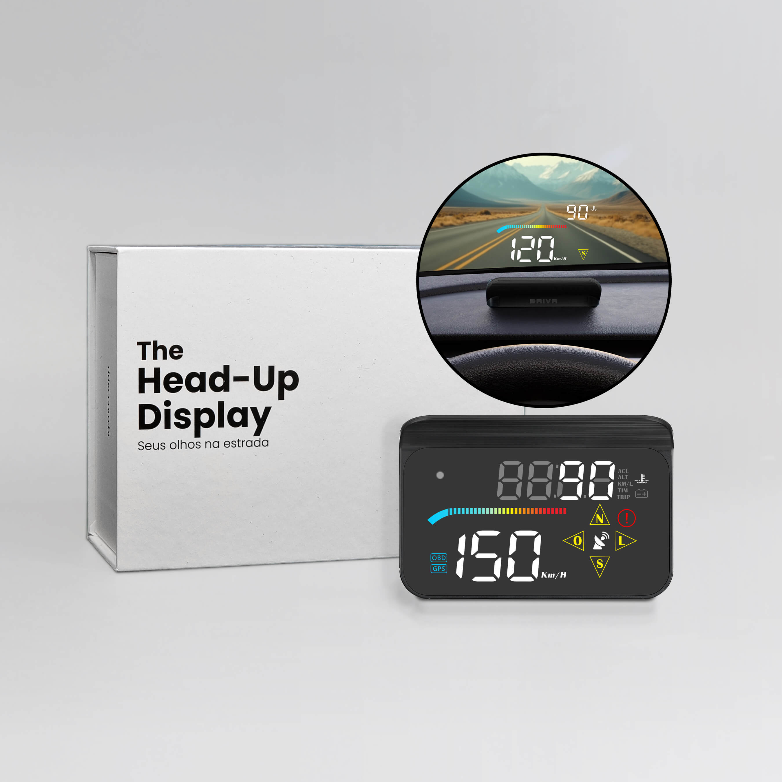 Head Up Display 4"