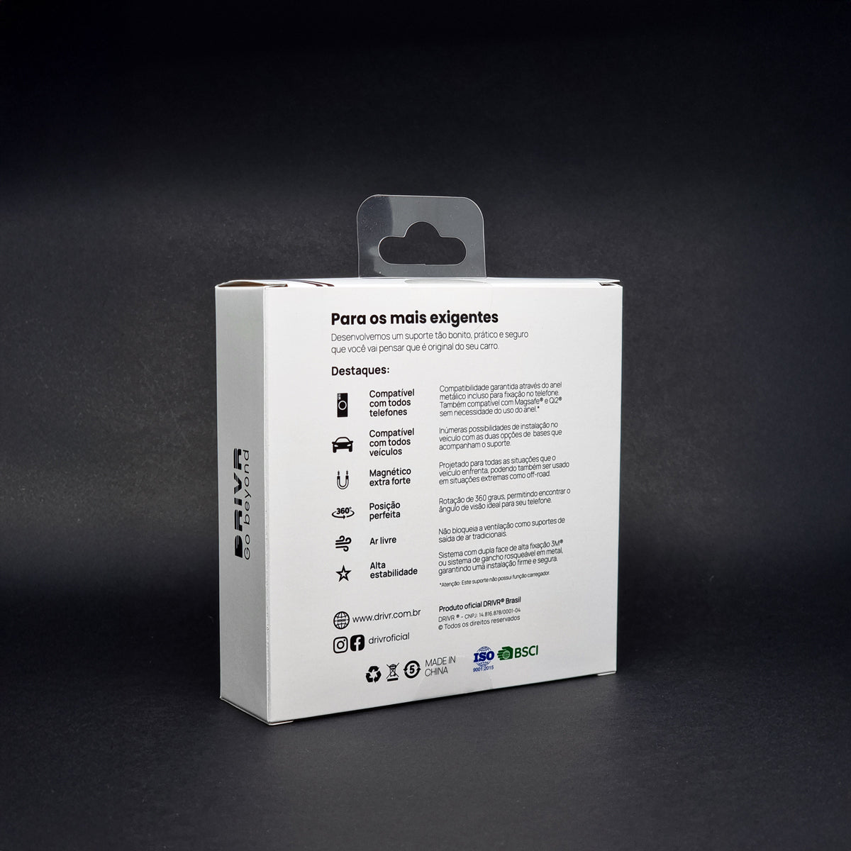 Suporte de Telefone Magnético 2 em 1