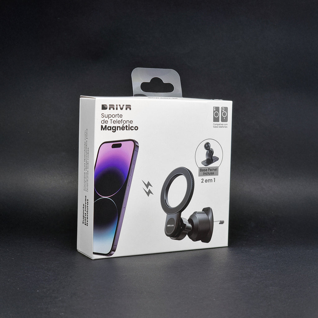 Suporte de Telefone Magnético 2 em 1