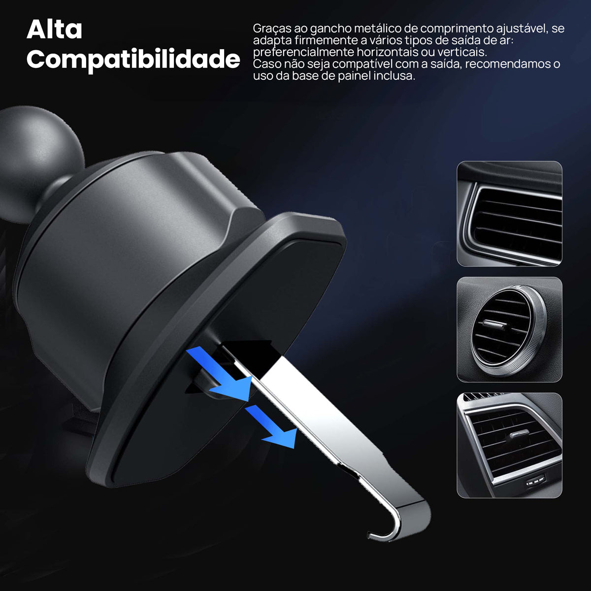 Suporte de Telefone Magnético 2 em 1