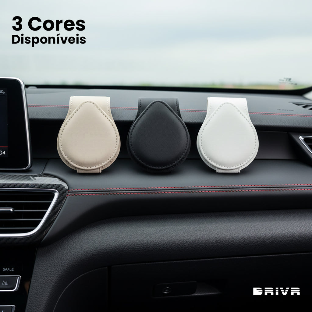 Porta Óculos Magnético Couro