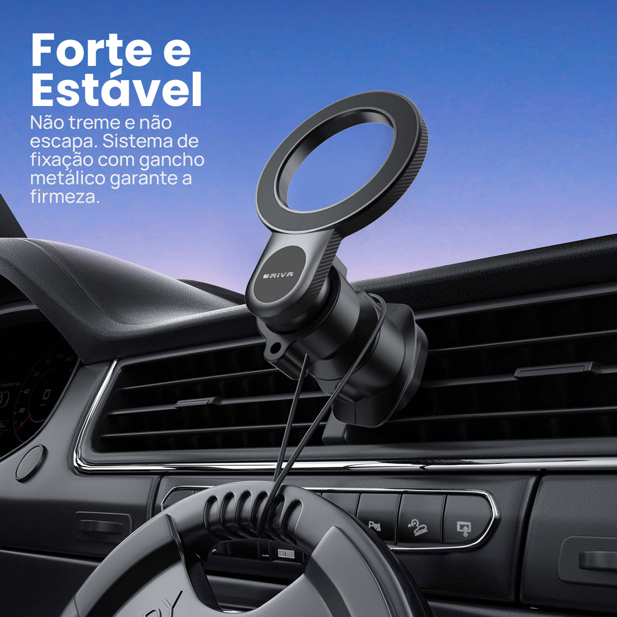 Suporte de Telefone Magnético 2 em 1