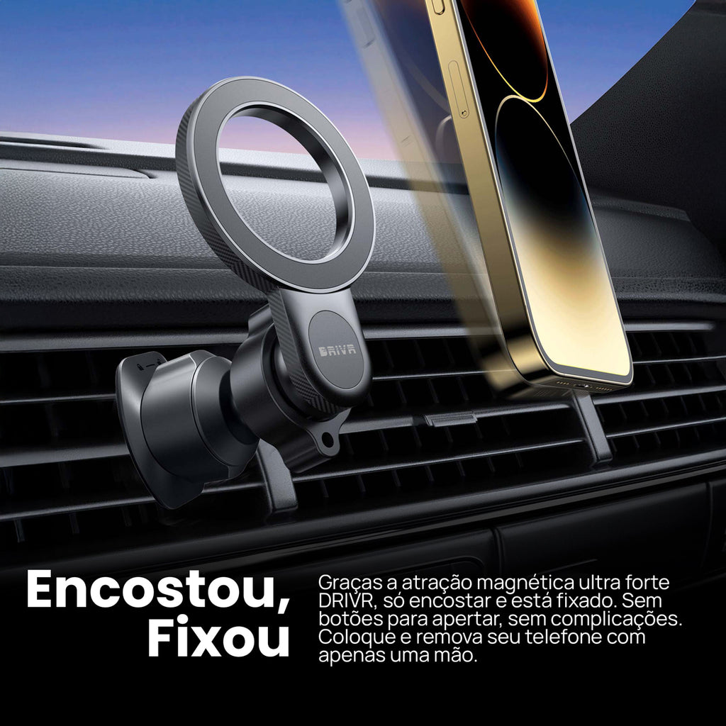 Suporte de Telefone Magnético 2 em 1